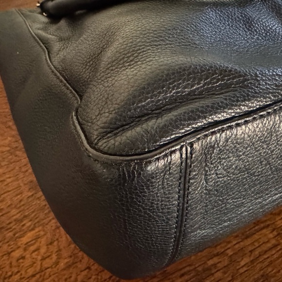 Kate Spade Black Pebbled Leather Tote with Gold Hardware - Picture 6 of 15